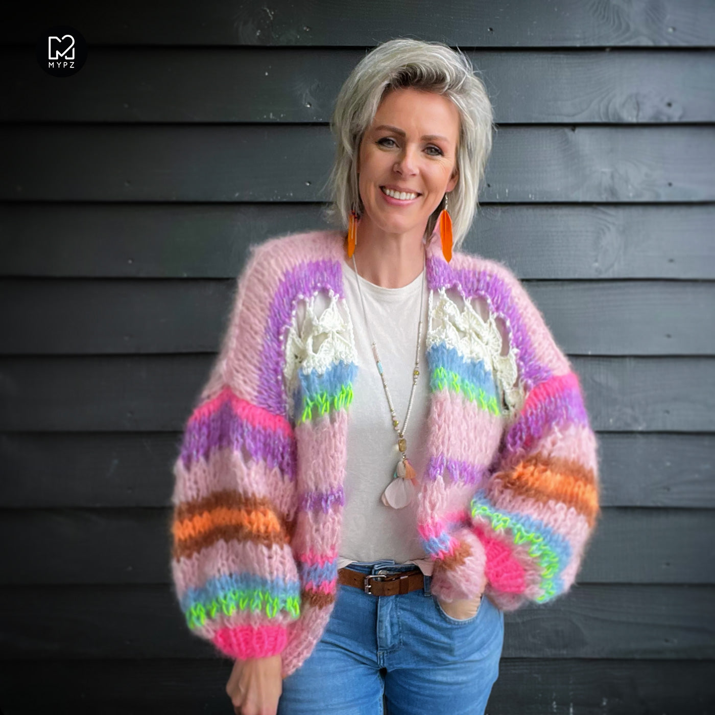 MYPZ Chunky Mohair Cardigan Miami