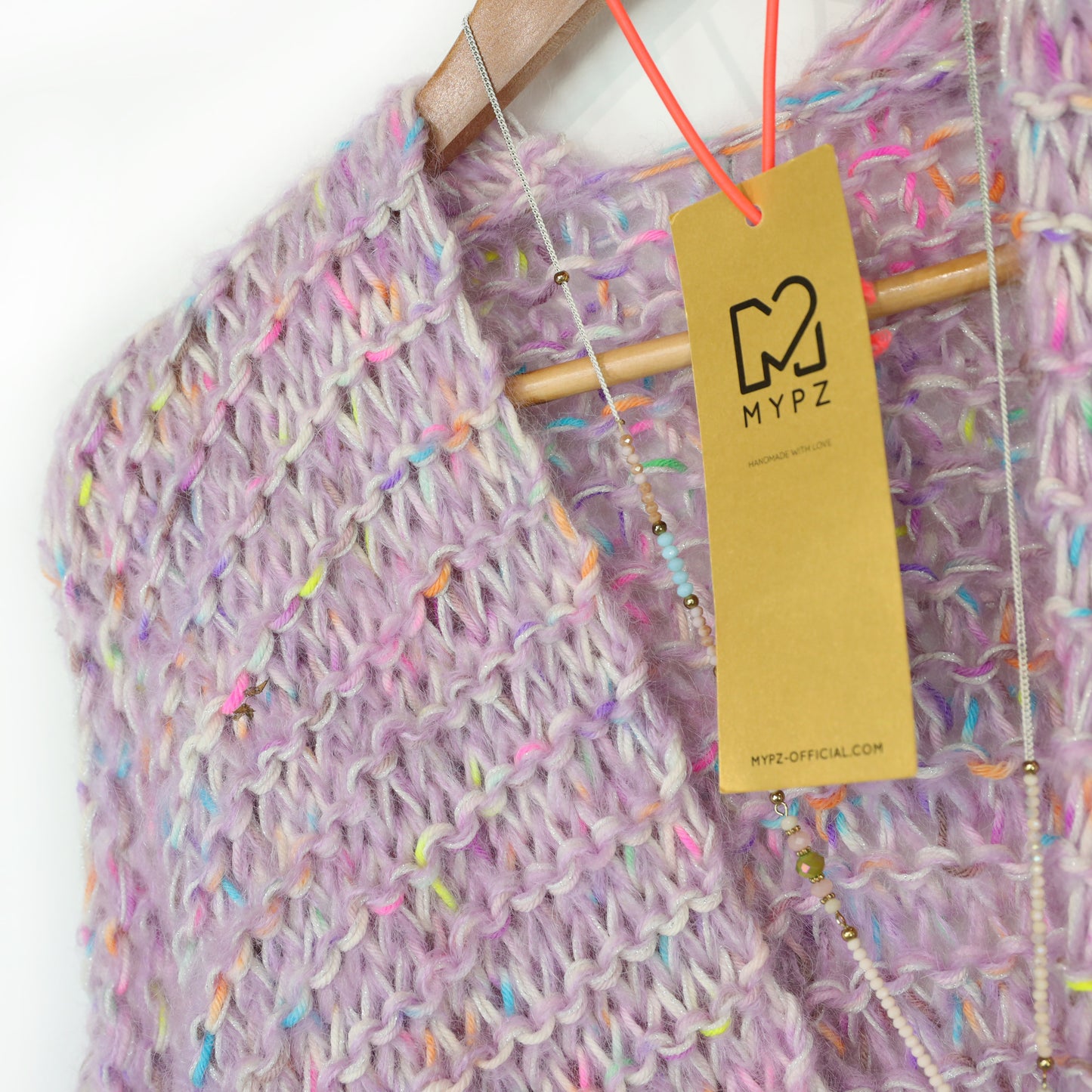 Knit pattern – MYPZ Short Chunky Mohair-Merino Cardigan Confetti Nights No.15 (ENG-NL-DE)