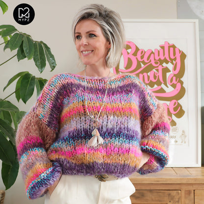 Breipakket – MYPZ Chunky Mohair Trui Paris No15 (ENG-NL-DE)