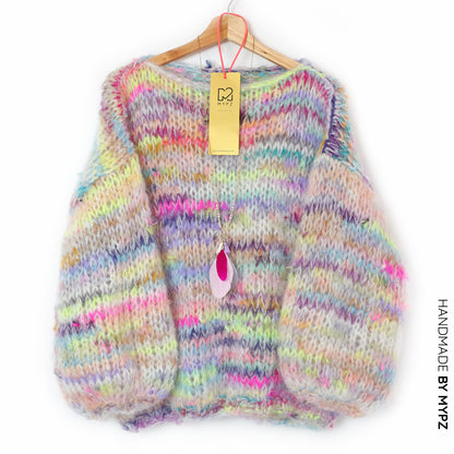 Knitting Kit – MYPZ Basic Chunky Pullover Scrap No15 (ENG-NL-DE)