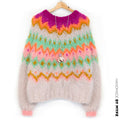 Breipatroon – MYPZ Chunky Topdown Mohair Pullover Snowberry nr.12 (ENG-DE-NL-ES-FR-IT-DA-SV-NO)