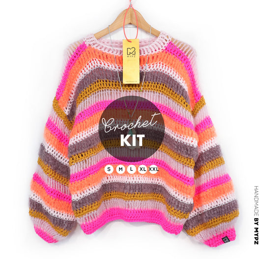 Haakpakket – MYPZ Chunky pullover Georgie (ENG-NL-DE)