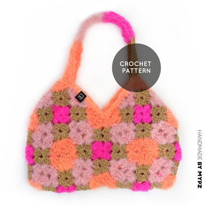 Crochet pattern - MYPZ Diamonds bag (ENG-NL-DE-FR-ES)