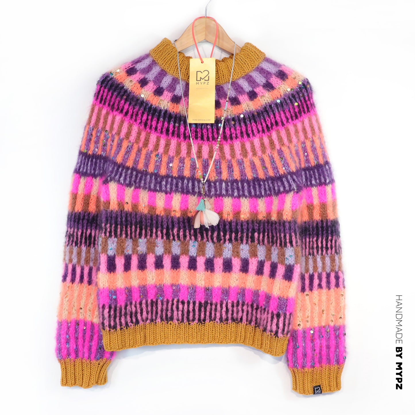 Breipatroon – MYPZ top-down sweater Boho Firefly No6 (ENG-NL-DE)