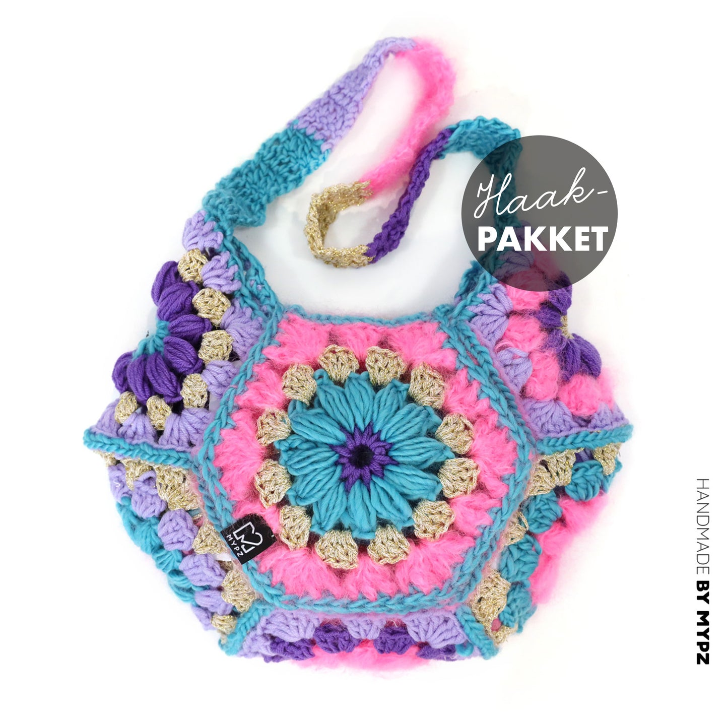 Haakpakket - MYPZ hexagon bag Pacha (ENG-NL-DE)