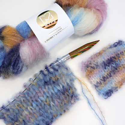 MYPZ Chunky kidmohair DK – handgeverfd Western
