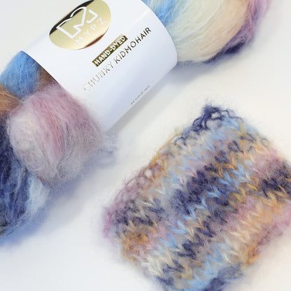 MYPZ Chunky kidmohair DK – handgeverfd Western