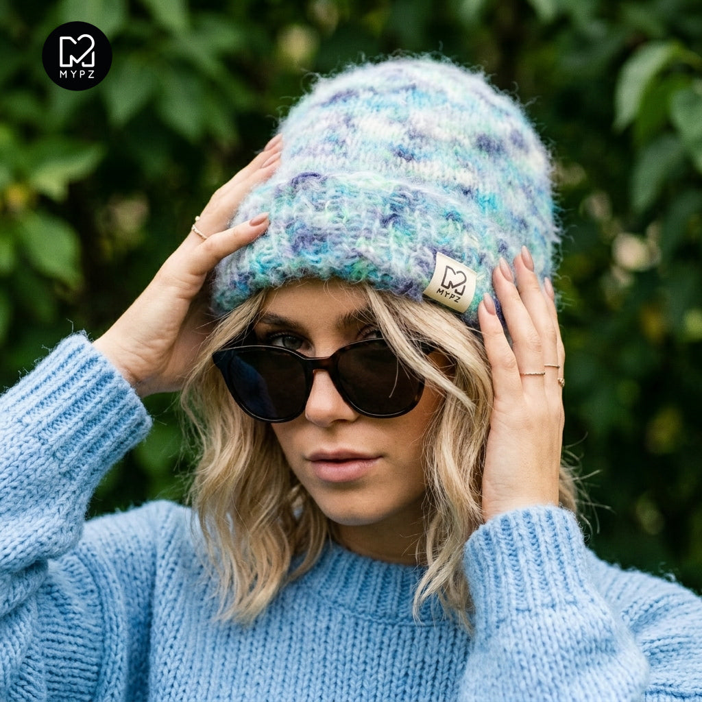 Knit pattern – Blue Lagoon hat (ENG-NL-DE-ES-FR-IT-NO-DA-SV)
