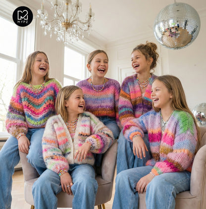 Breipatroon – MYPZ Chunky Mohair KIDS Pullover Wave No12 (ENG-NL-DE)