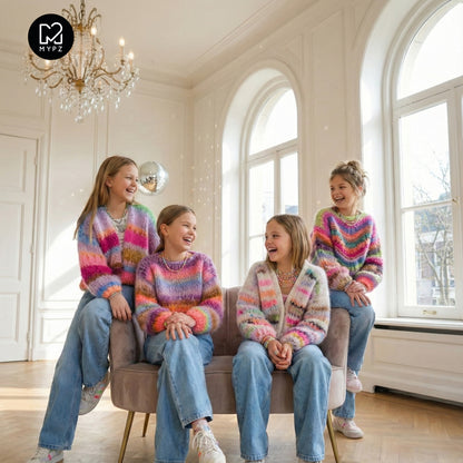 Breipatroon – MYPZ Chunky Mohair KIDS Pullover Wave No12 (ENG-NL-DE)