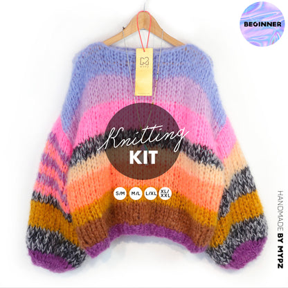 Breipakket – MYPZ Basic Chunky Pullover Candy Heat No15 (ENG-NL-DE)