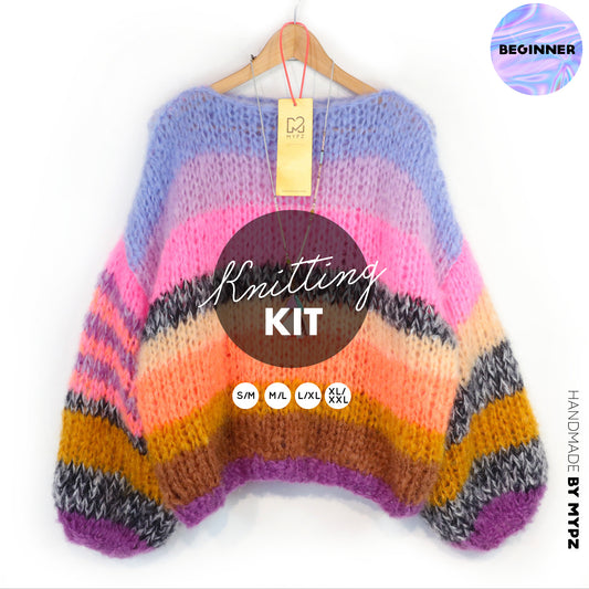 Breipakket – MYPZ Basic Chunky Pullover Candy Heat No15 (ENG-NL-DE)