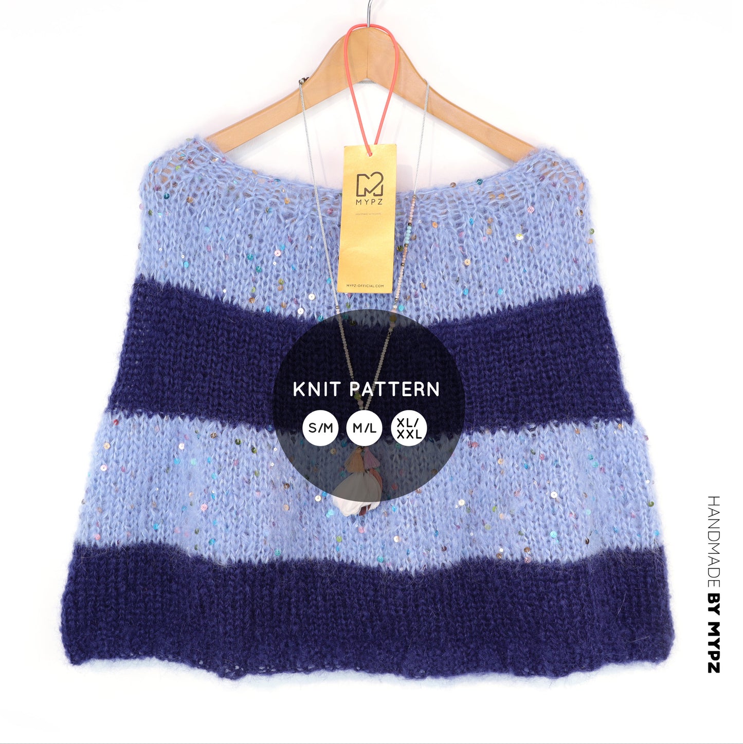 Breipatroon – MYPZ Moonlight Sparkle Cape No8 (ENG-NL-DE)