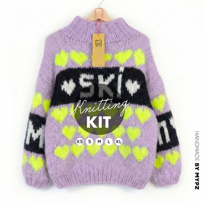 Breipakket – MYPZ Chunky Mohair Trui Ski Crush No.9 (ENG-NL-DE)