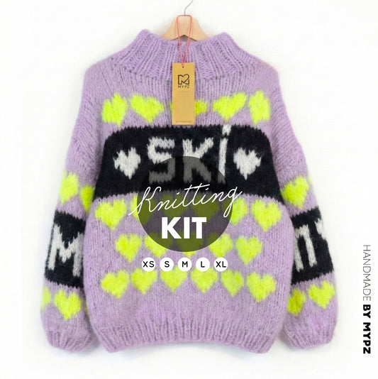 Breipakket – MYPZ Chunky Mohair Trui Ski Crush No.9 (ENG-NL-DE)