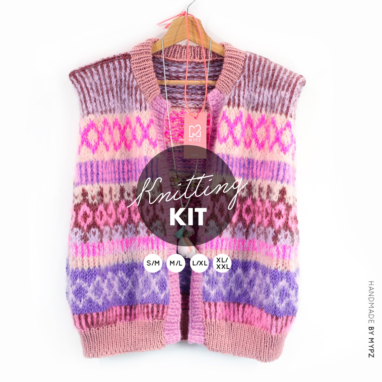 Knitting Kit – MYPZ vest True Love No6 (ENG-NL-DE)