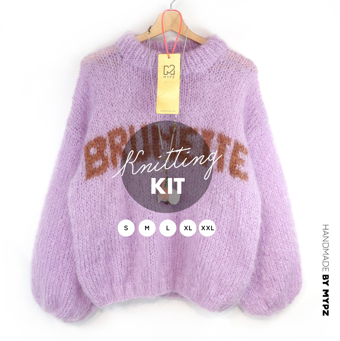 Breipakket – MYPZ Light Mohair trui Brunette No8 (ENG-DE-NL)