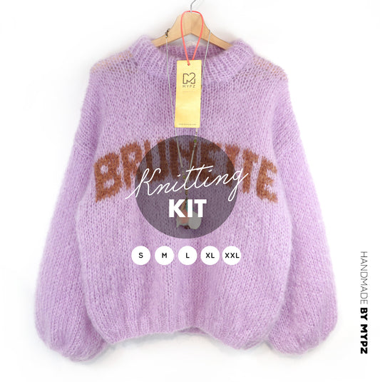 Breipakket – MYPZ Light Mohair trui Brunette No8 (ENG-DE-NL)