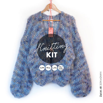 Knitting Kit – MYPZ Short Chunky Mohair Cardigan Western No.15 (ENG-NL-DE)