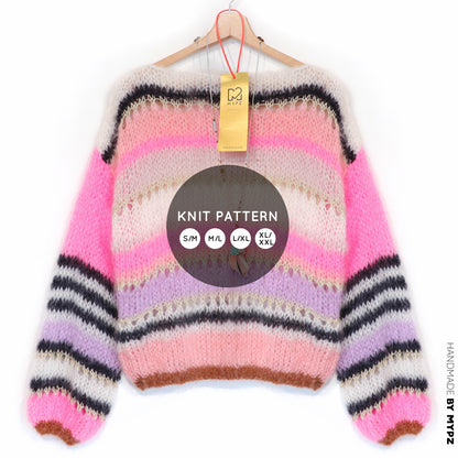 Breipatroon – MYPZ Basic Light Mohair Trui Alex N010 (ENG-NL-DE)