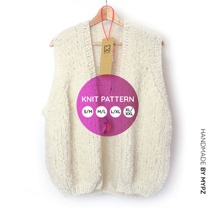 Breipatroon - MYPZ Chunky Teddy gilet Star No.10