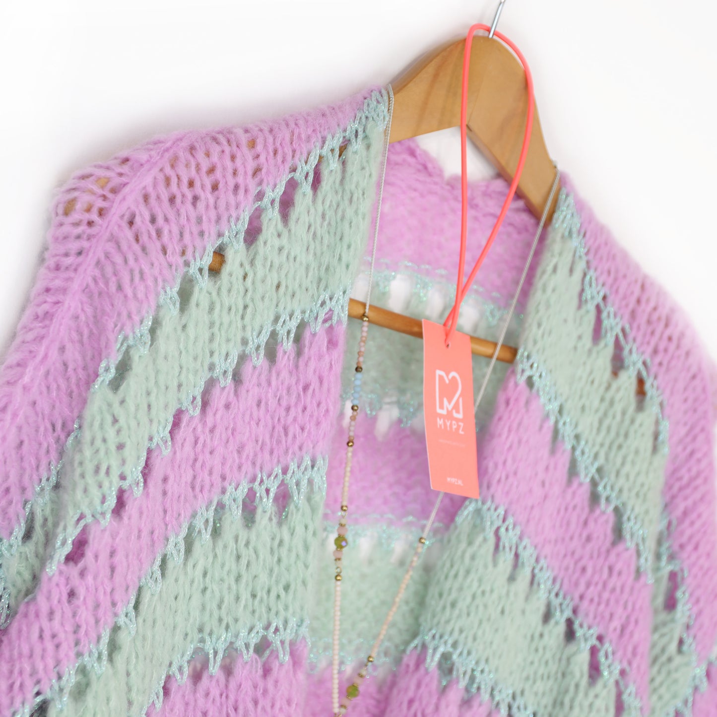 Breipakket – MYPZ Light Alpaca vest Minty Blush No10 (ENG-NL-DE)