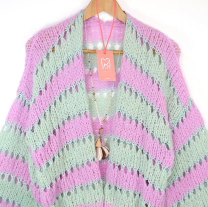 Breipakket – MYPZ Light Alpaca vest Minty Blush No10 (ENG-NL-DE)