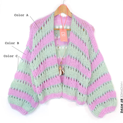 Design Your Own Kit – Knitting kit MYPZ Alpaca Cloud cardigan No.10