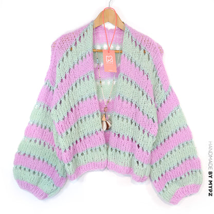Breipakket – MYPZ Light Alpaca vest Minty Blush No10 (ENG-NL-DE)