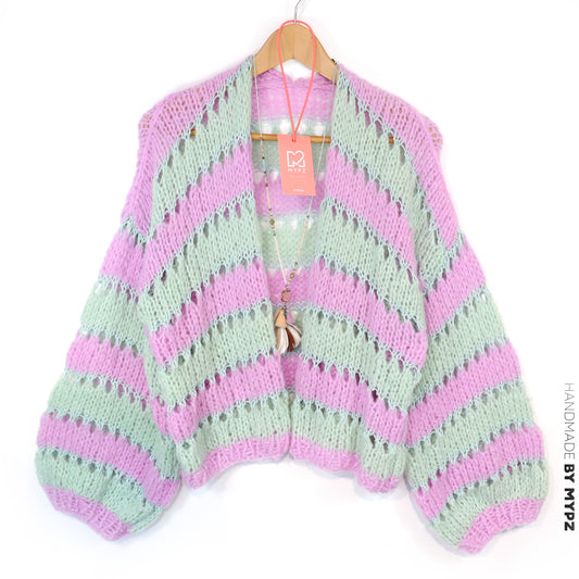 Breipatroon– MYPZ Light Alpaca Vest Minty Blush No.10 (ENG-NL-DE)