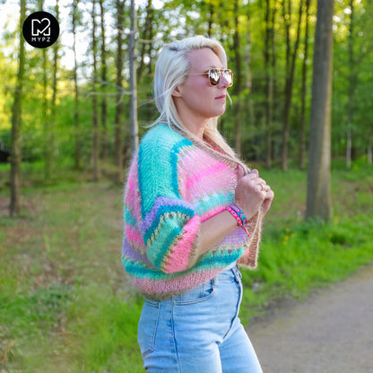 Knit pattern – MYPZ Light Mohair Cardigan Faby No10 (ENG-NL-DE)