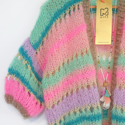 Knit pattern – MYPZ Light Mohair Cardigan Faby No10 (ENG-NL-DE)