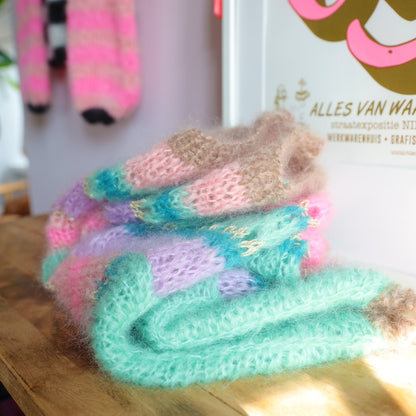 Knitting kit – MYPZ Short Light Mohair Cardigan Faby No10 (ENG-NL-DE)