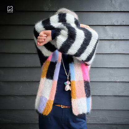 Knitting pattern – MYPZ Light Mohair Cardigan Fuzzy No10 (ENG-NL-DE)