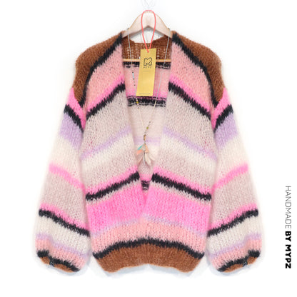 Knitting kit – MYPZ Basic Light Mohair Cardigan Jeanie No10 (ENG-NL-DE)