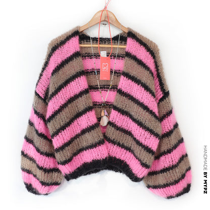 Knit pattern – MYPZ Short Light Mohair Cardigan Zumy No10 (ENG-NL-DE)