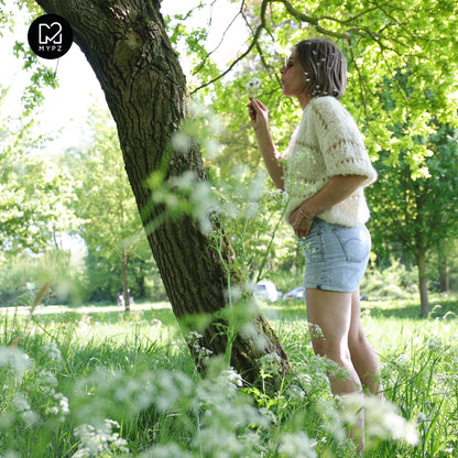 Knitting kit – MYPZ Light Alpaca Cardigan Morning Meadow No10 (ENG-NL-DE)
