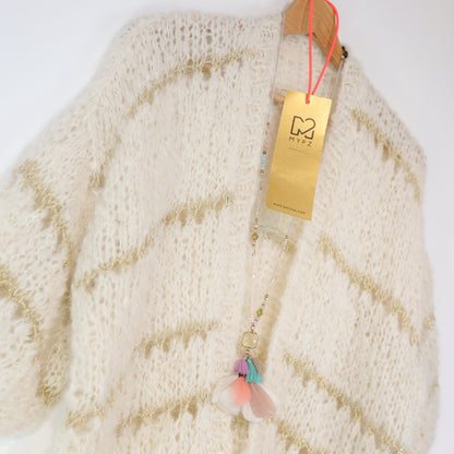 Knitting kit – MYPZ Light Alpaca Cardigan Morning Meadow No10 (ENG-NL-DE)