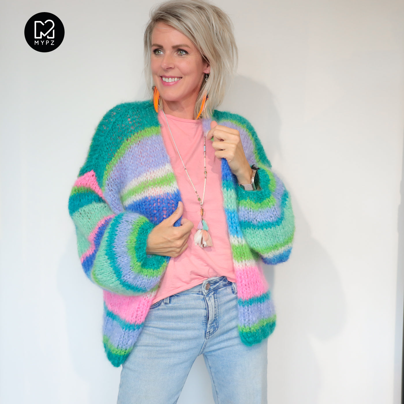 Breipakket – MYPZ Basic Light Mohair Cardigan Shamrock No10 (ENG-NL-DE)