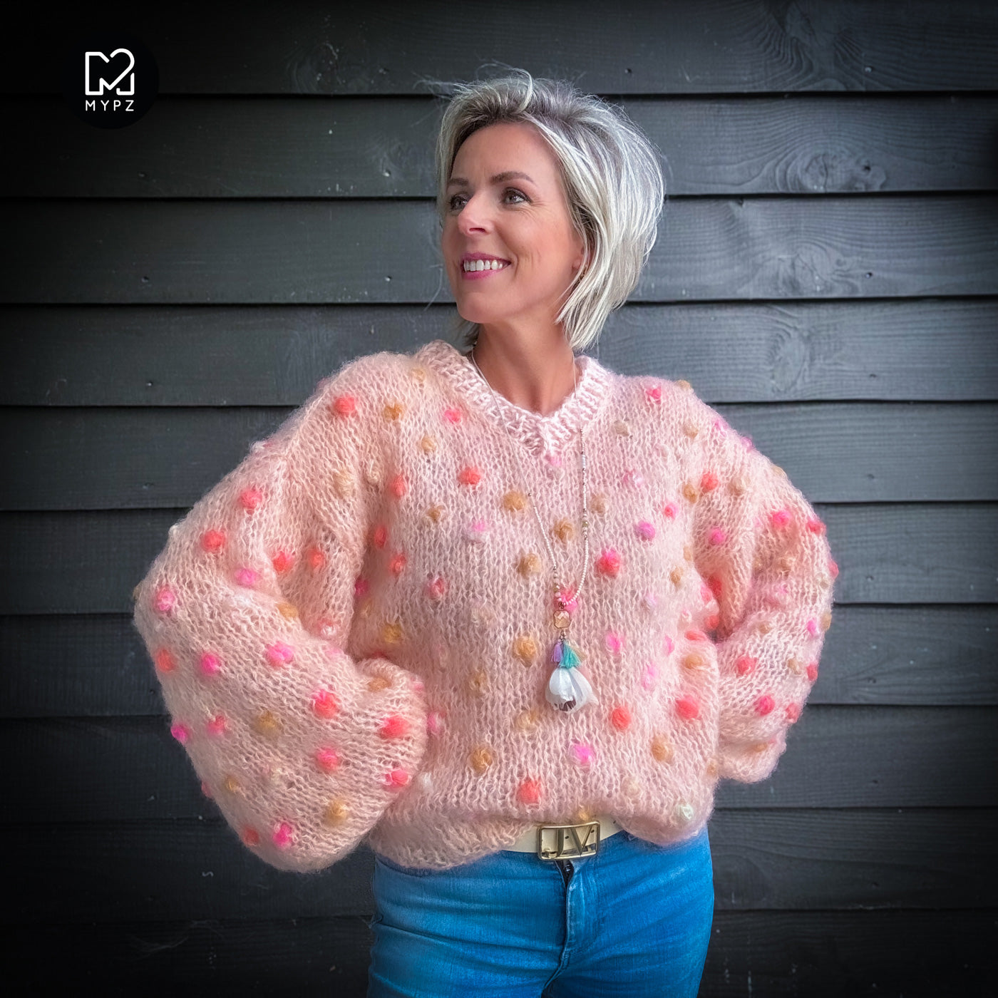 Breipakket – MYPZ Light Mohair trui Dahlia no10 (ENG-NL)