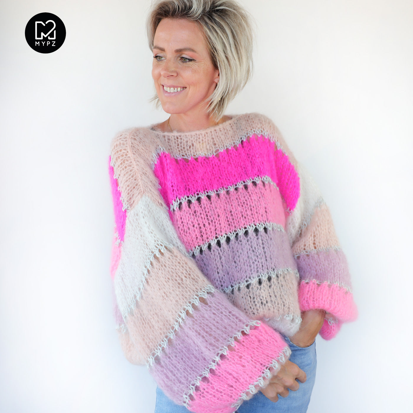 Breipatroon – MYPZ Light Mohair pullover Evita No10 (ENG-NL-DE)