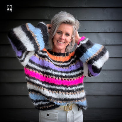 Breipatroon – MYPZ Basic Light Mohair trui Lux No10  (ENG-NL)