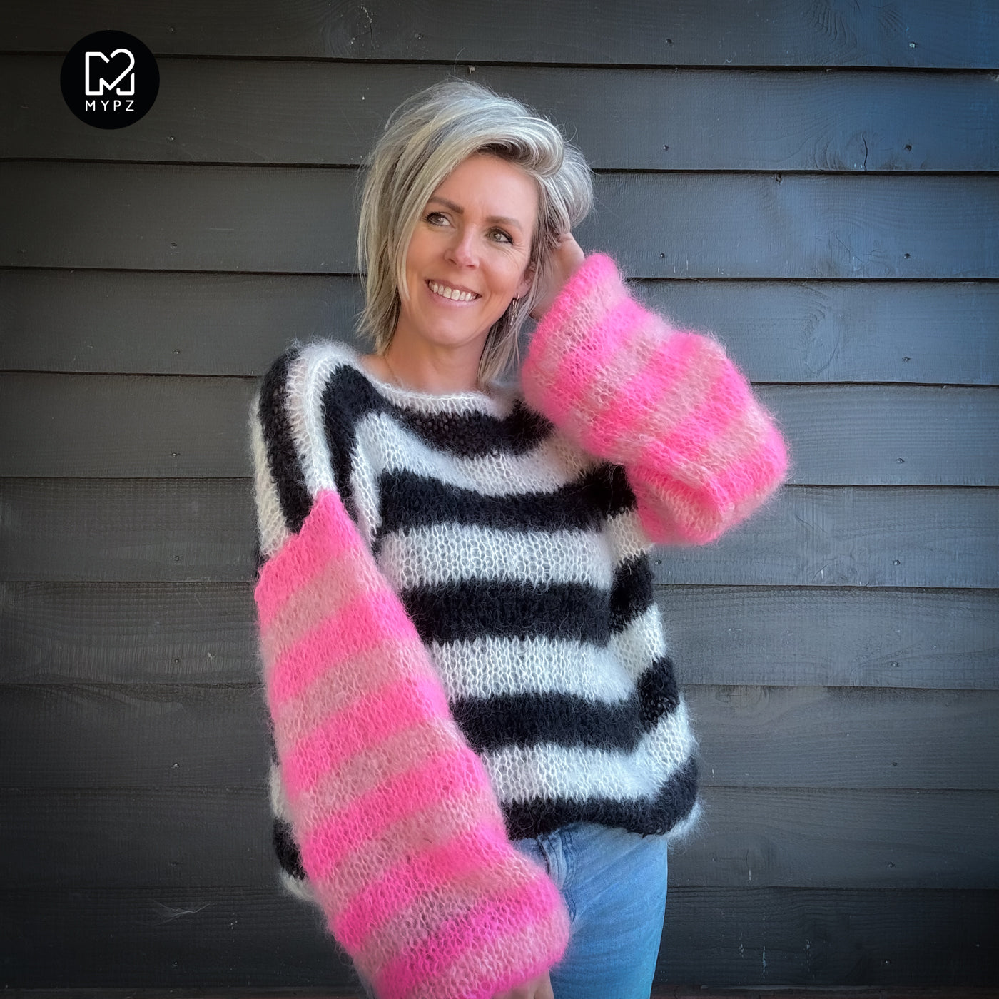 Breipakket – MYPZ Basic Light Mohair Pullover Melon-Candy no10 (ENG-NL-DE)