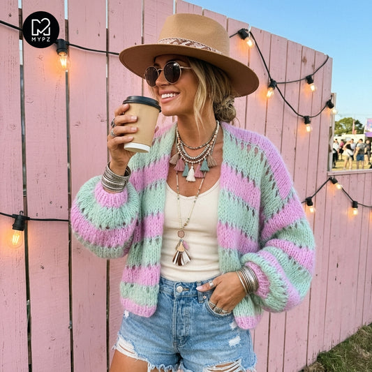 Ontwerp je eigen kit – Breipakket MYPZ Alpaca Cloud cardigan No.10