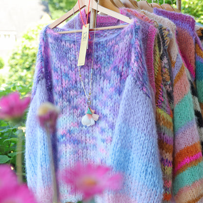 Knitting Kit – MYPZ Basic Chunky Pullover Heliotrope No15 (ENG-NL-DE)