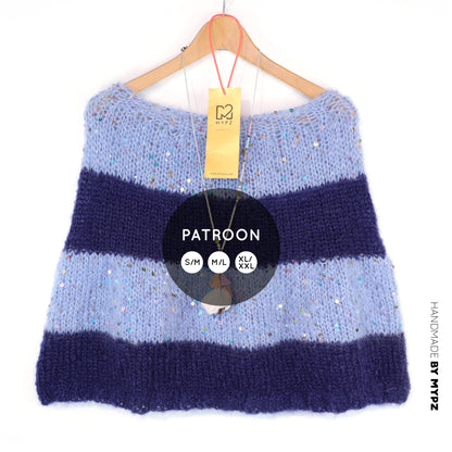 Breipatroon – MYPZ Moonlight Sparkle Cape No8 (ENG-NL-DE)