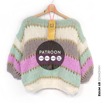 Breipatroon – MYPZ Light Alpaca Top Clouds No10 (ENG-NL-DE-FR)