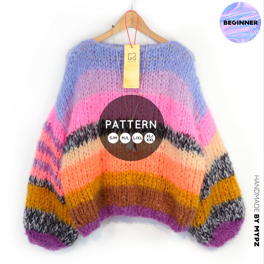 Breipatroon – MYPZ Basic Chunky Pullover Candy Heat No15 (ENG-NL-DE)