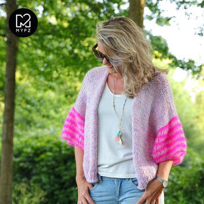 Breipakket – MYPZ short Alpaca-Mohair Vest Adorable No10 (ENG-NL)