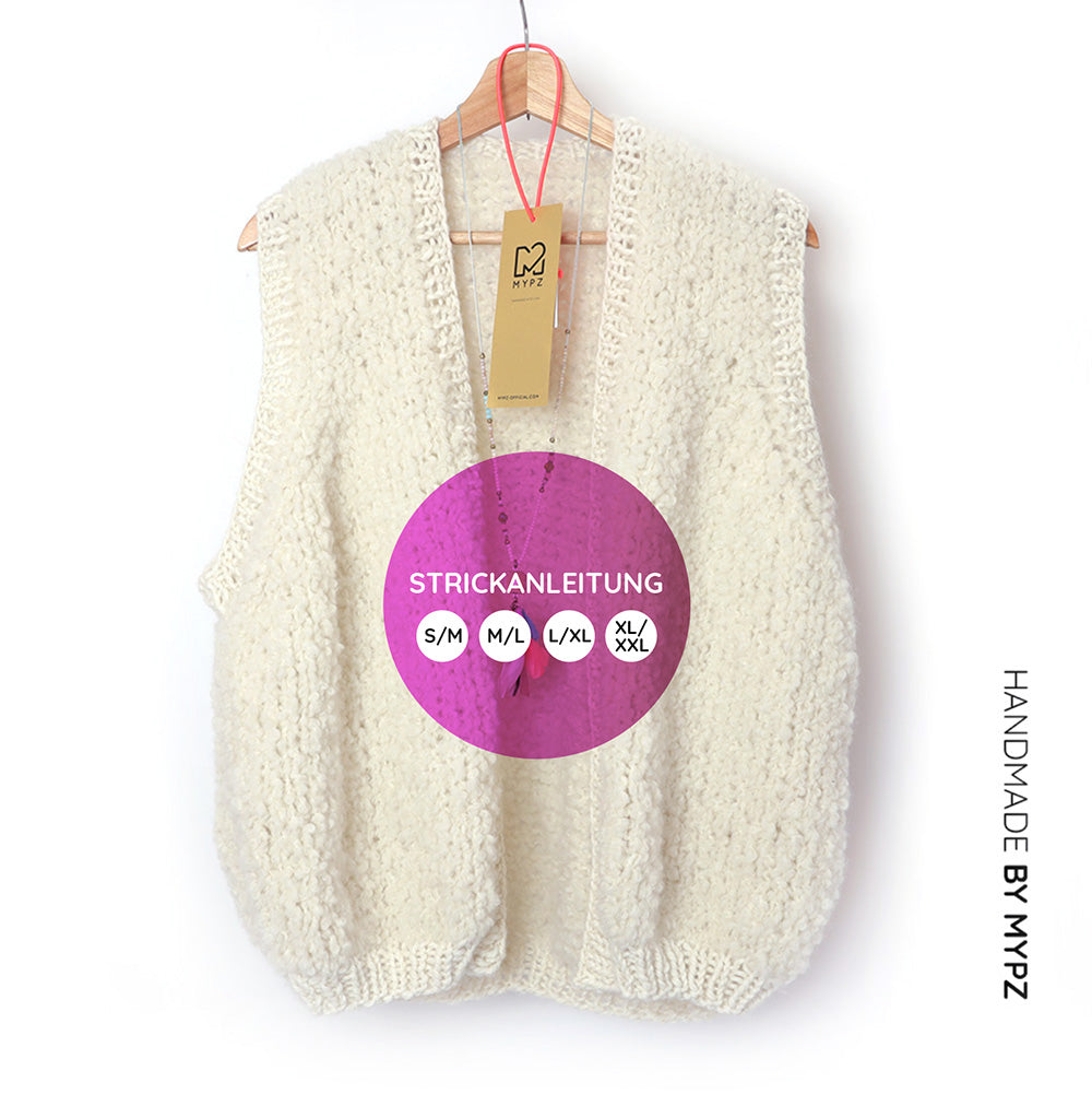 Breipatroon - MYPZ Chunky Teddy gilet Star No.10